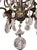 French 1940s Maison Baguès Rock Crystal & Rose Quartz Chandelier For Sale - Image 3 of 8