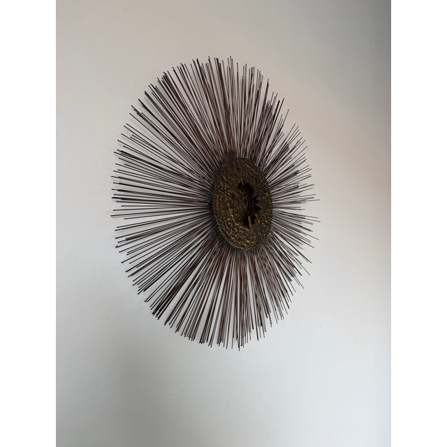 1970s Curtis Jere Style Brutalist Starburst Wall Sculpture For Sale - Image 11 of 12