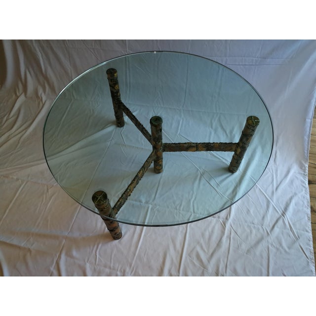 Mid-Century Modern Paul Evans Style Brutalist Coffee Table For Sale - Image 3 of 11