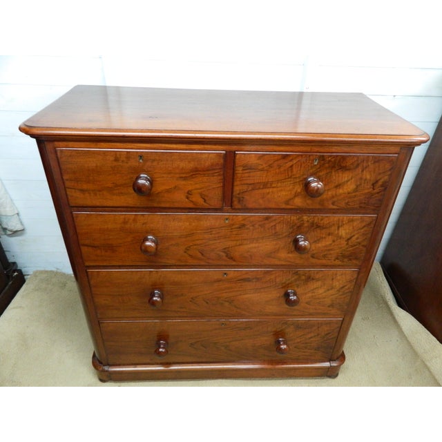 Victorian Mahogany Chest of Drawers For Sale - Image 5 of 18