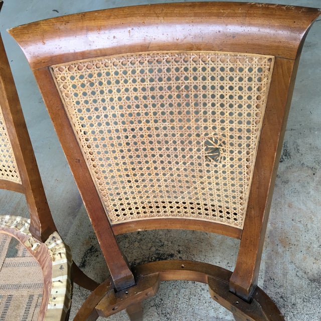 Baker Cane Back Dining Chairs Set of 6 Chairish