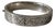 Antique Sterling Silver Etched Design Art Deco For Sale