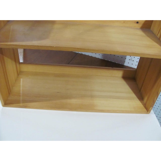 Borge Mogensen Hanging Pine Shelf Two Levels Signed For Sale - Image 9 of 15