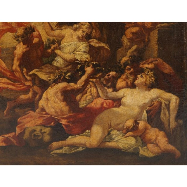 French School Artist, Bacchanales, 18th Century, Oil on Canvas For Sale - Image 6 of 18
