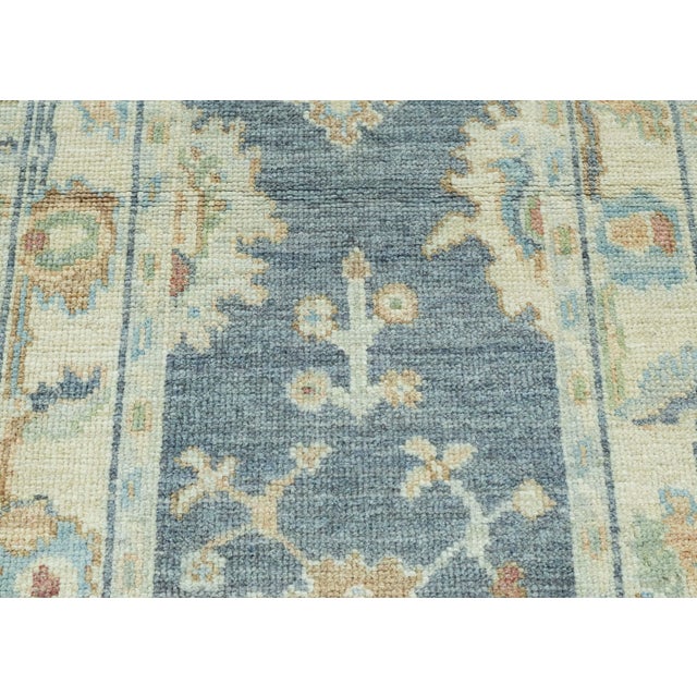 Turkish Oushak Runner Rug 2'8" x 12'1" #17286 For Sale In Houston - Image 6 of 8