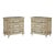 Pair of French Provincial Painted Nightstands For Sale