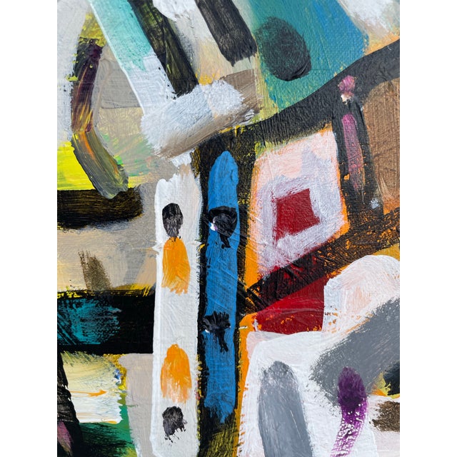 Wood Original Modern Abstract Painting "Maiden's Dream" by C. Taylor, 2008 For Sale - Image 7 of 10