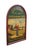 Large scale mid century J. Peacock golf equipment advertisement sign. The piece features a 3D hand-painted wooden golfer...