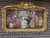 Wood 1960s Italian Rococo Gold Beech Textile Wall Art Panel For Sale - Image 7 of 12