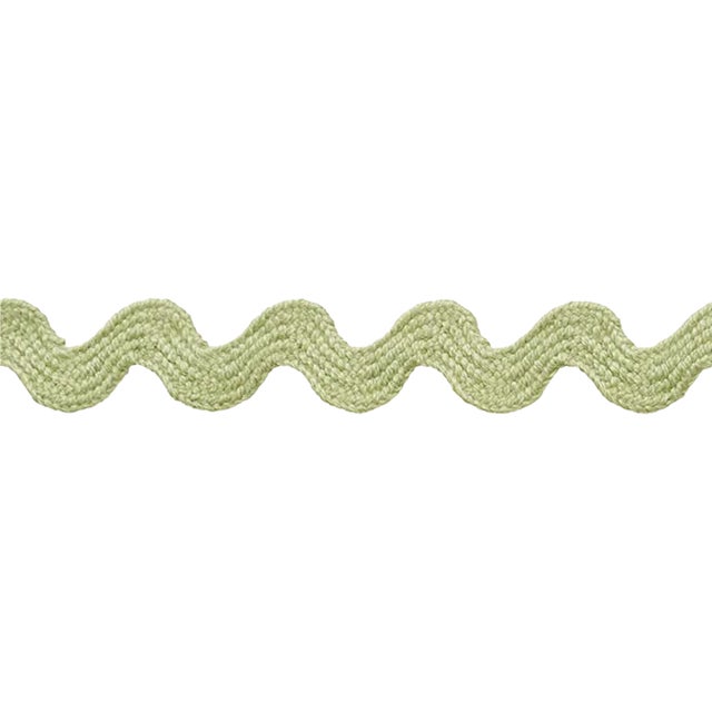 Schumacher Ric Rac Tape Small Tape in Celadon For Sale