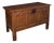 Antique Coffer, English, Oak, Linen Chest, Bay Window Seat, Early Georgian, 1720 For Sale