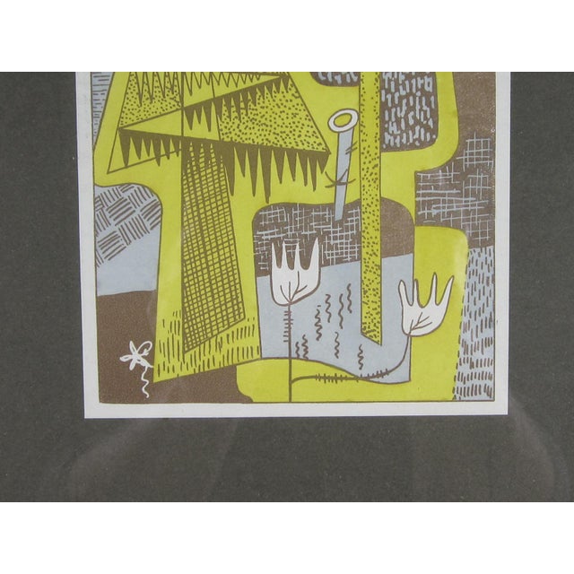 Cubism 1931 German Cubist Lithograph / Nature For Sale - Image 3 of 11