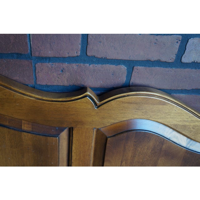 Ethan Allen Ethan Allen Country French Raised Panel King/Cal King Headboard For Sale - Image 4 of 6