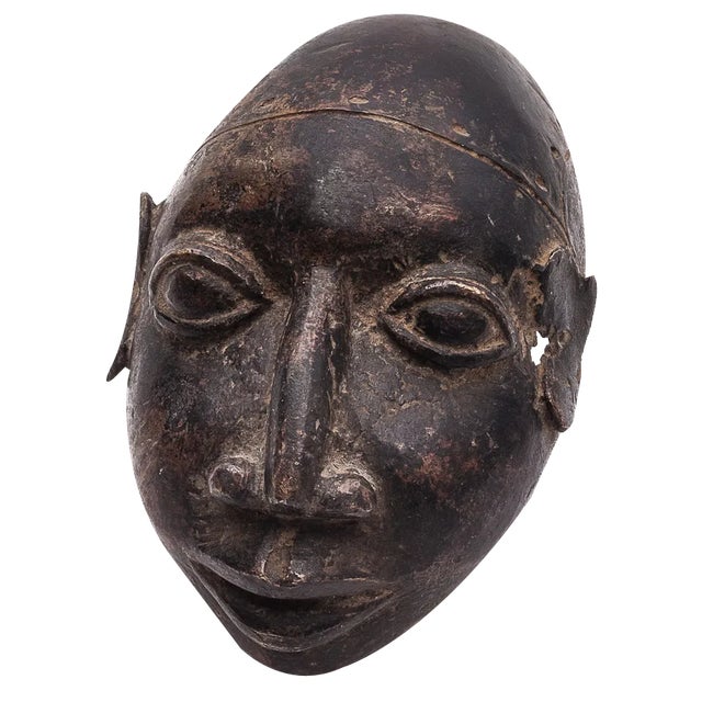 Bronze Child's Head, 1800s For Sale