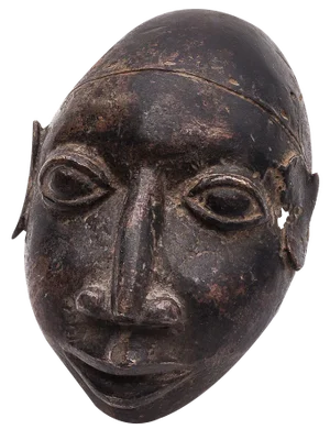 Bronze Child's Head, 1800s