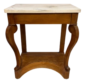 Small Console Table with Marble Top
