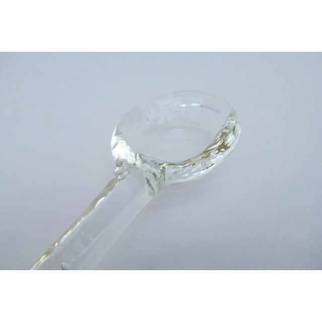 Vintage Glass Hand Blown Ice Tea/Cocktail Spoons - Set of 10 For Sale - Image 11 of 13