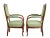 Green Mid-Century Carved Dining Chairs, Set of 6 For Sale - Image 8 of 12