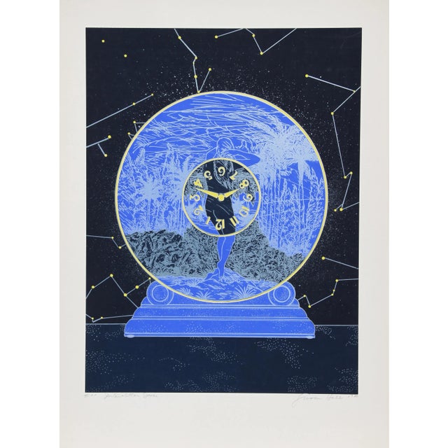 Contemporary Susan Hall, Interstellar Space, Lithograph For Sale - Image 3 of 3