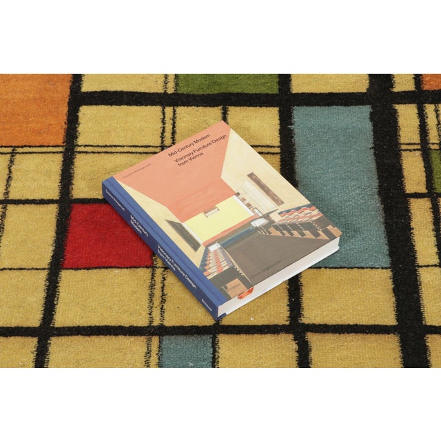 Yellow Vintage Mid-Century Modern Wool Runner, by Rug & Kilim, Turkey For Sale - Image 8 of 9