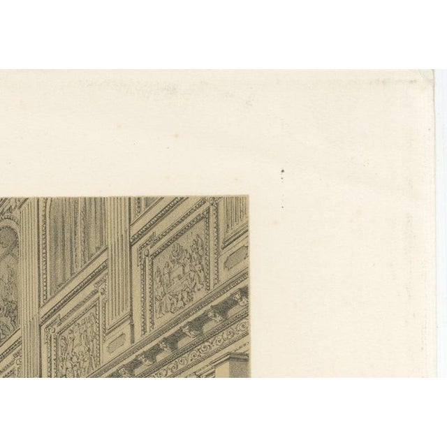 After Bayot, Basilica of Santa Maria Maggiore Interior, Lithograph, 1869 For Sale - Image 6 of 13