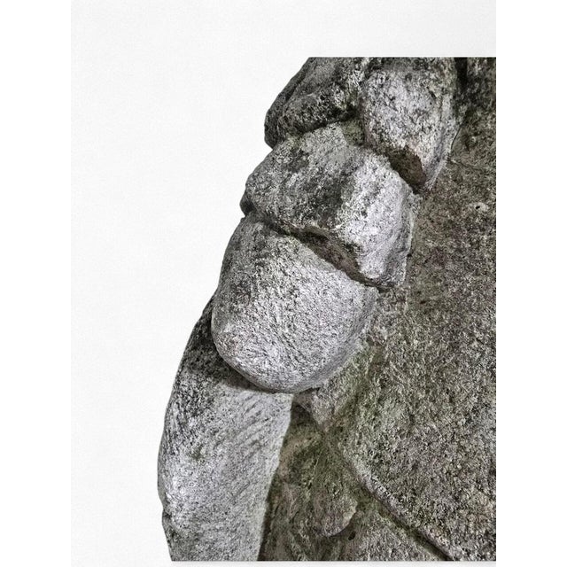 Late 19th Century Large 19th Century Italian Limestone Statue, 1890s For Sale - Image 5 of 18