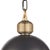 Regina Andrew Otis Pendant Small in Blackened and Natural Brass For Sale - Image 4 of 7