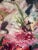 Mid-Century Modern Contemporary Modern Large Floral Pink Abstract 'Jardin Passionné' Original Painting For Sale - Image 3 of 6