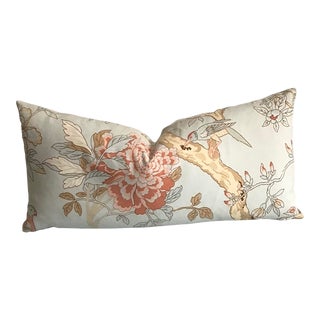 Schumacher Down and Feather Lumbar Pillow For Sale