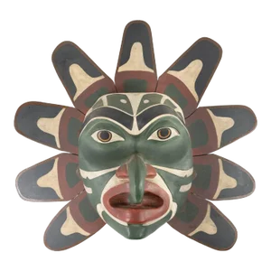20th Century Northwest Coast Native American Style Wall Sculpture