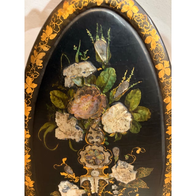 Black 19th-Century Japanned / Chinoiserie Side Chair For Sale - Image 8 of 11