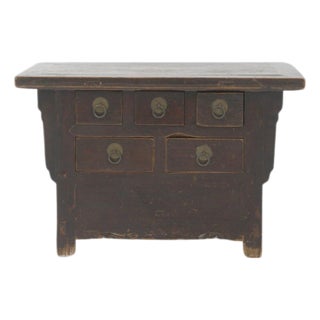 19th Century Chinese Wooden Chest Of Drawers For Sale