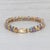 2010s 13.09ctw Gemstone Tennis Bracelet 14k Gold 8" Tanzanite Topaz Amethyst Peridot For Sale - Image 5 of 7