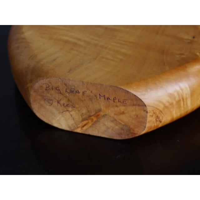 Maple Wood and Glass Sculptural Vase, 1980s For Sale - Image 6 of 10