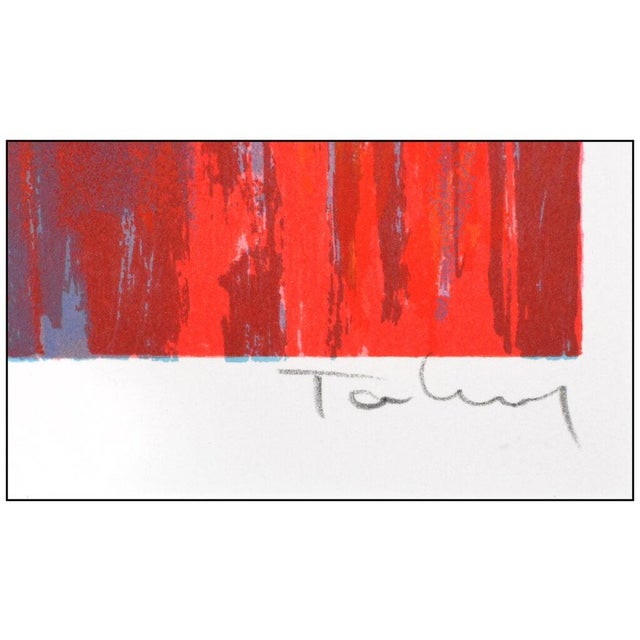 Late 20th Century Red Hats, Itzchak Tarkay For Sale - Image 4 of 5