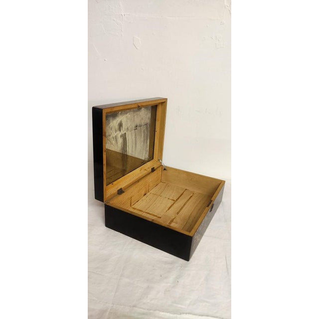 Art Nouveau Wooden Box. Spain, 1940s For Sale - Image 10 of 14