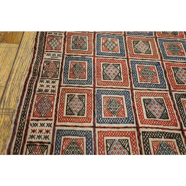 Late 19th Century 19th Century Caucasian Verneh Flat-Weave Carpet For Sale - Image 5 of 6