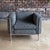 Designed by Jack Cartwright, these LC2 chairs have been brought back to life with fresh black and white woven Crypton...