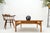 Rolled Edge solid teak top square Danish Mid-Century Modern coffee table mint!