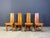 Vintage solid oak brutalist dining chairs These rustic chairs where handcrafted and show beautiful wood grain. Good...