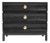 Stacked Chest of Drawers in Black Ceruse by Stamford Modern For Sale
