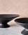 Large Handcrafted Ceramic Pedestal Bowl by NPage Studio X Lostine in Coal Black For Sale - Image 9 of 9
