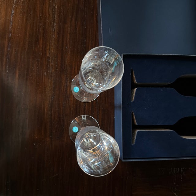 Vintage Tiffany & Co. Champagne Flutes - Brand New For Sale - Image 9 of 10