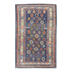 Blue Antique Caucasian Kuba Rug