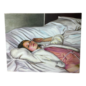 Oil Painting by Piot Brehmer in Boudoir Style