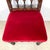 Antique Victorian Walnut Side Chair With Plush Red Velvet Seat For Sale In Philadelphia - Image 6 of 12