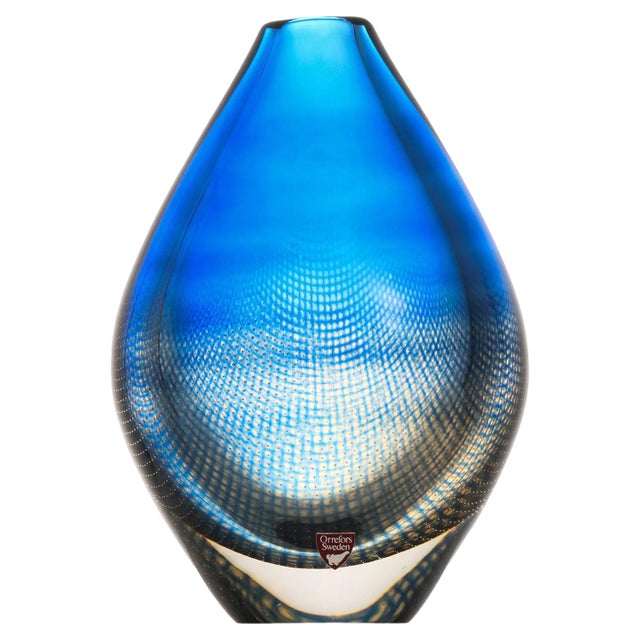 Glass Vase by Sven Palmqvist, 1950s For Sale