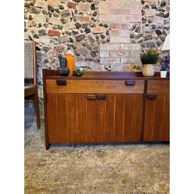 1960s Vintage Brutalist Teak Sideboard from Meredew, 1960s For Sale - Image 5 of 18