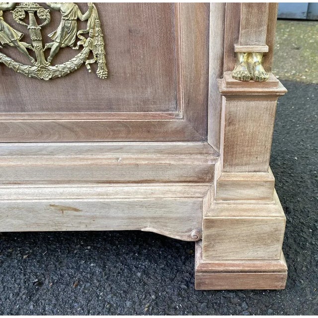 Traditional Empire French Bleached Display Cabinet, 1920s For Sale - Image 3 of 13