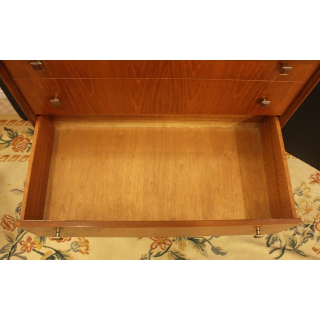 Circa 1960s Mid Century Modern English Chest of Drawers by Homeworthy For Sale - Image 13 of 15